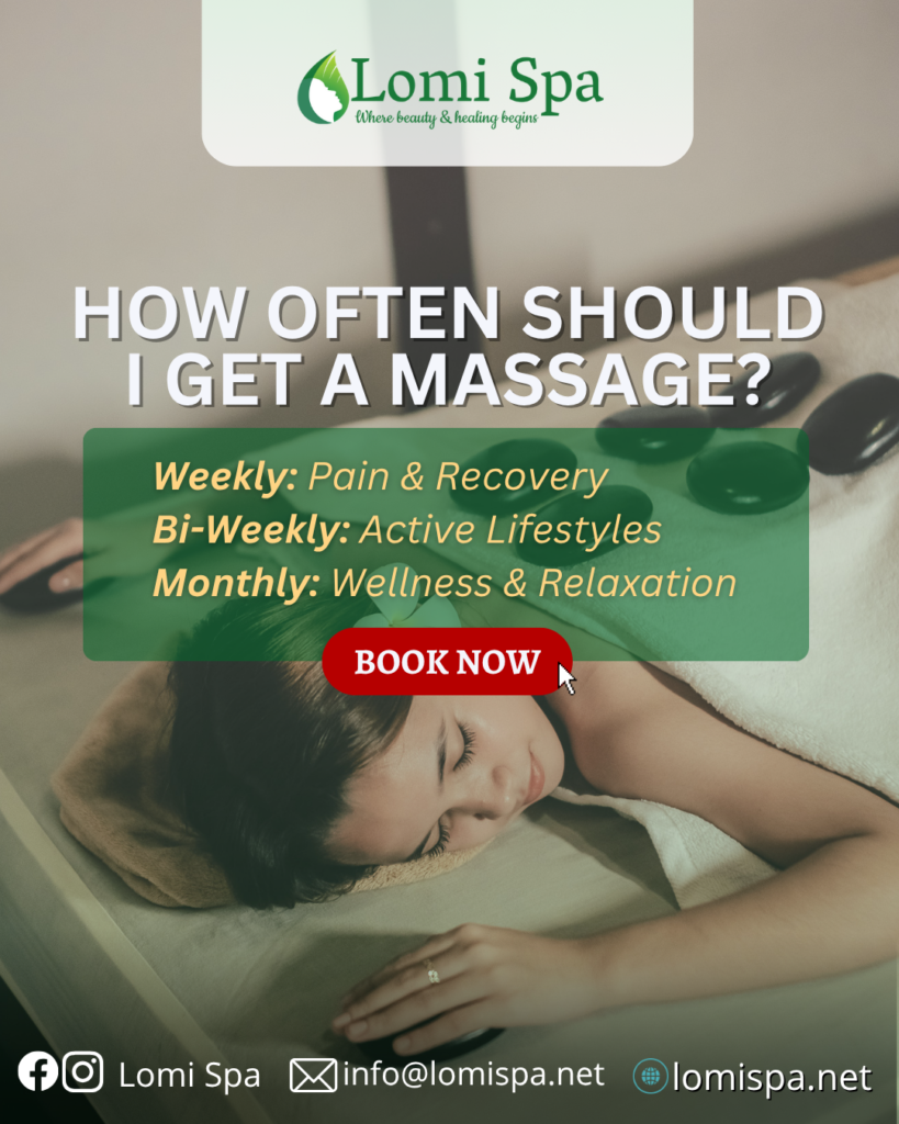 How often should I get a massage guide